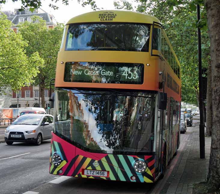 Go-Ahead London Wrightbus New Routemaster LT456 Red Bull